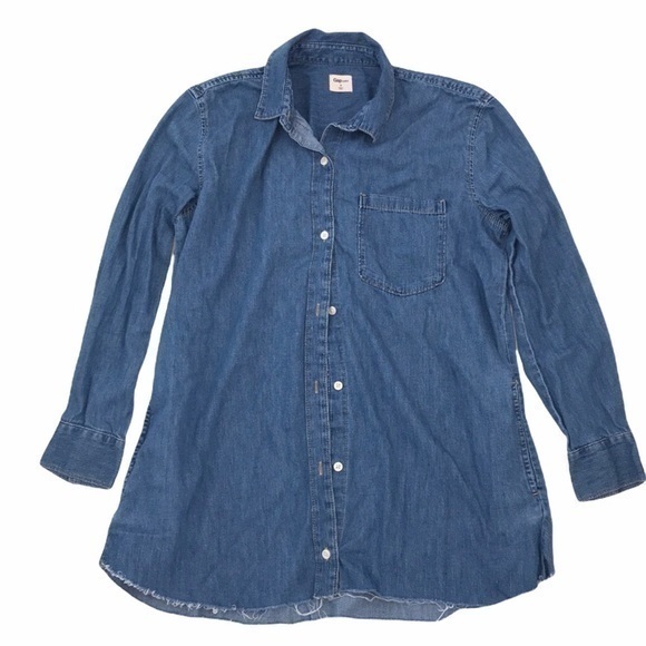 GAP Dresses & Skirts - Gap Denim Long Sleeve Dress